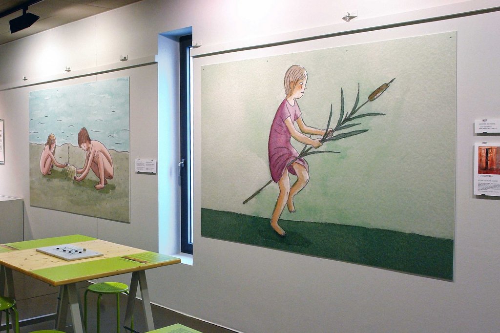 Illustrations pour l'exposition "Veni, vidi, ludique, les jeux sont faits" au Musée romain de Vallon